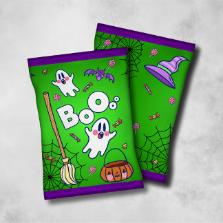 Flyer Bolsas de Chips/Bolsas de Dulces de Halloween