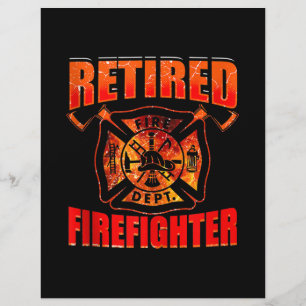 Flyer Bombero de la bandera estadounidense de la línea r
