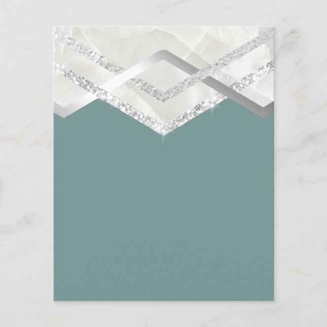 Flyer BONITO DE PRESUPUESTO FENÓMENO O Plantilla DE NEGO (Frente)