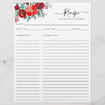 Borgoña floral de presupuesto deja receta de vacac