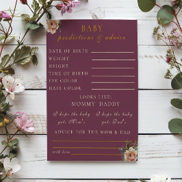 Flyer Borgoña Floral Elegante predicciones y consejos