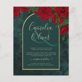 Flyer Bosque PresupuestarioInVITACIÓN de Boda de Inviern