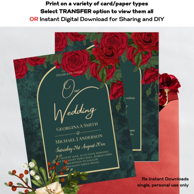 Flyer Bosque PresupuestarioInVITACIÓN de Boda de Inviern (Subido por el creador)