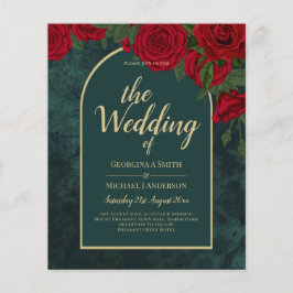 Flyer Bosque PresupuestarioInVITACIÓN de Boda de Inviern