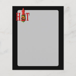 Flyer Botella de Salsa Caliente