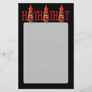 Flyer Botella de Salsa Caliente