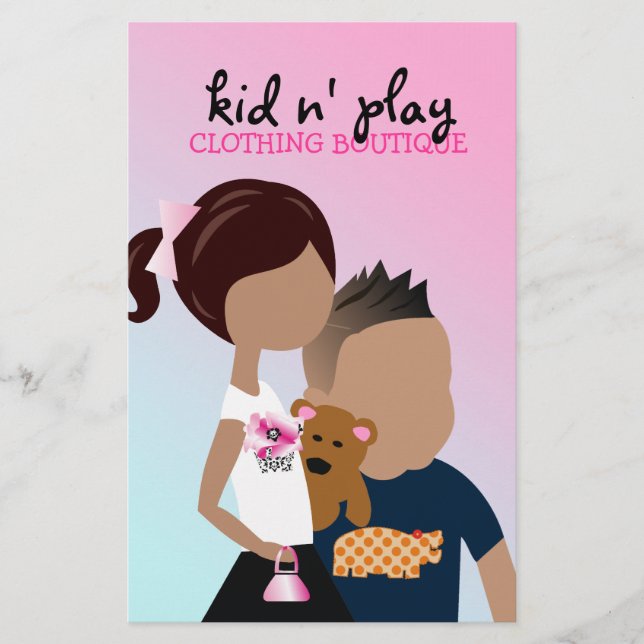 Flyer Boutique de 311 niños (Frente)