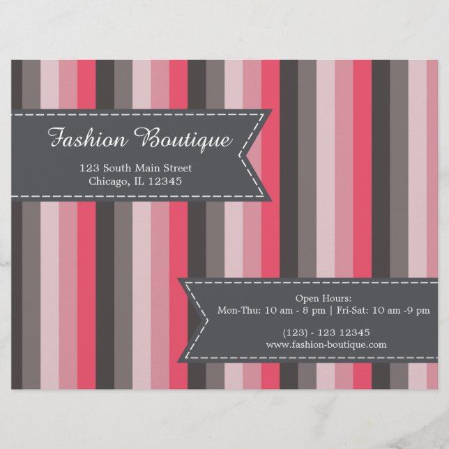 Flyer Boutique de moda (Frente)