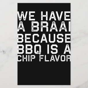 Flyer BQ Un regalo de barbacoa para la familia Braai Fu