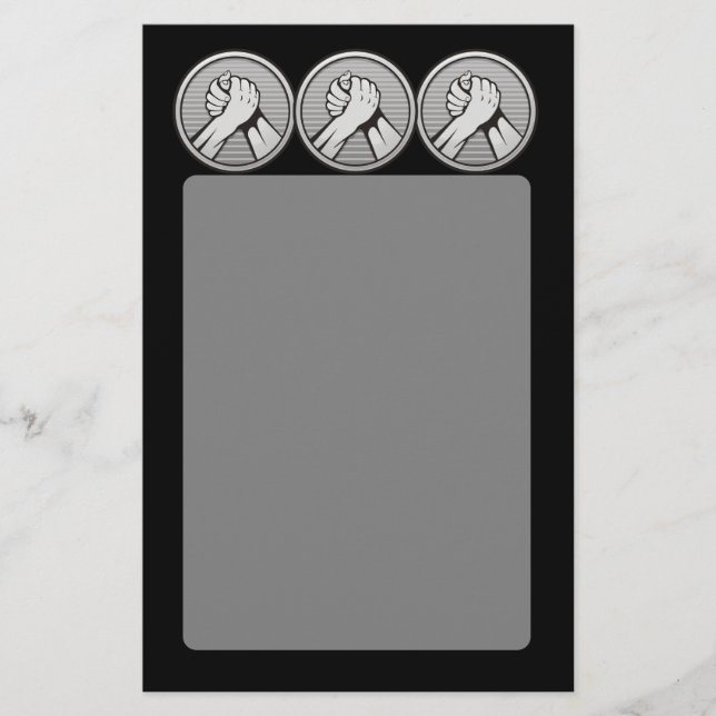 Flyer Brazo de plata luchando (Frente)