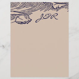 Flyer Brecha oceánica | Rústico Beach DIY Envolvía el li