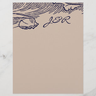 Flyer Brisa del Océano   Forro para Sobres de Playa Rúst