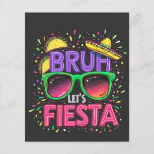 Flyer Bruh, Fiesta Cinco De Mayo Cultura Mexicana