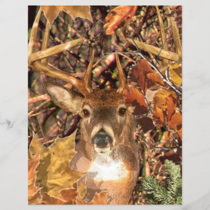 Flyer Buck in Camo White Tail Deer