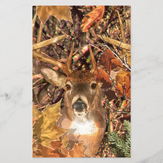 Flyer Buck in Camo White Tail Deer (Frente)