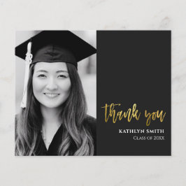 Flyer BUDGET Gold Script Moderno Photo Grad Gracias