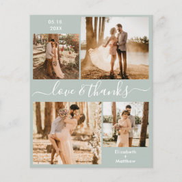 Flyer Budget Love and Gracias Boda Collage Gracias F