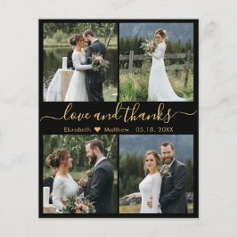 Flyer Budget Love and Gracias Boda Collage Gracias F