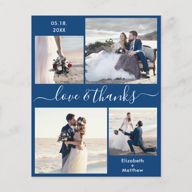 Flyer Budget Love and Gracias Boda Collage Gracias F (Frente)