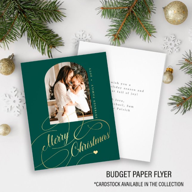 Flyer Budget Merry Christmas, elegante tarjeta de vacaci (Subido por el creador)
