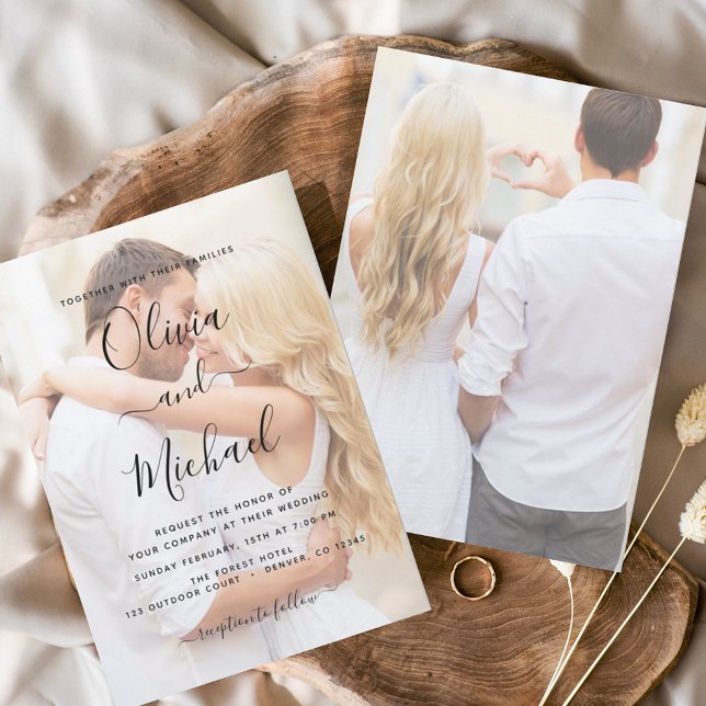Flyer Budget Photo Picture Wedding Invitations (Subido por el creador)