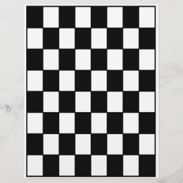 Flyer Bulk B&W Checkerboard Scrapbook Pages