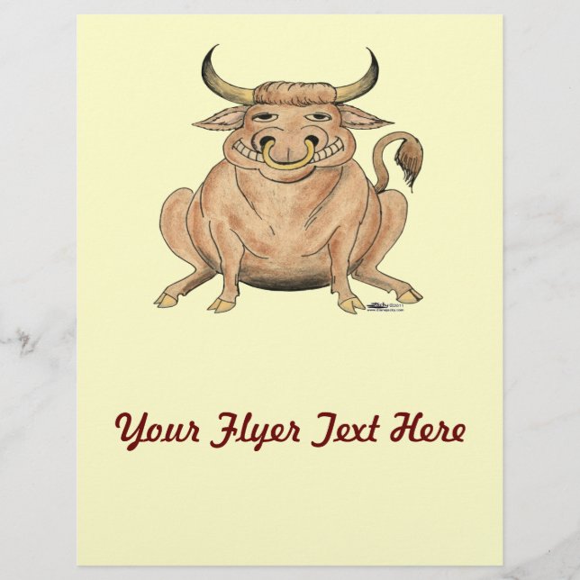 Flyer Bull feliz (Frente)