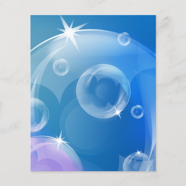 Flyer Burbujas de jabón (Frente)