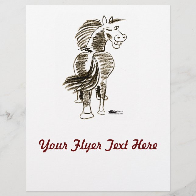 Flyer Caballo de Invierno ¡Buena Suerte! (Frente)