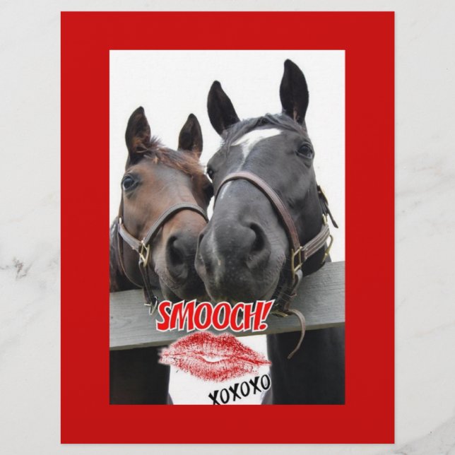 Flyer Caballos el día de San Valentín (Frente)