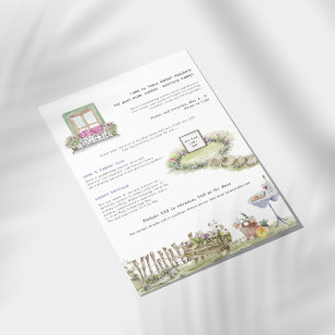 Flyer Cabaña de campo   Mercado de Hogares y Jardines