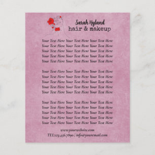 Flyer Cabello y maquillaje