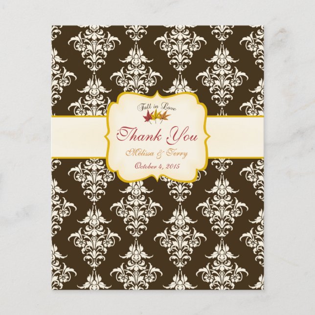 Flyer Caer en amor Candy Bar Wrapper (Frente)