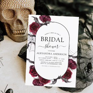 Flyer Caída de las novias presupuestales Halloween otoño