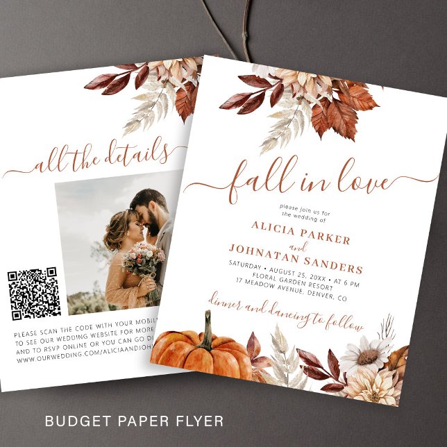Flyer Caida rusa en el amor Invitación a la boda PRESUPU (Subido por el creador)