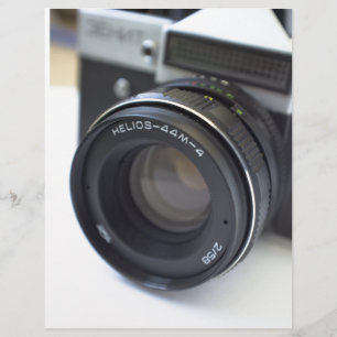 Flyer Cámara de cine antigua