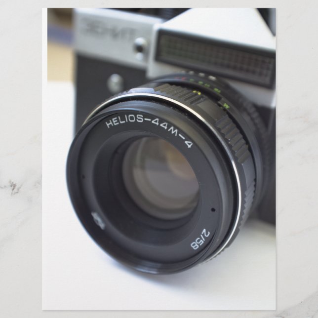 Flyer Cámara de cine antigua (Frente)