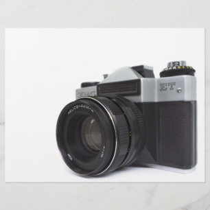 Flyer Cámara de cine antigua