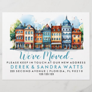 Flyer Cambio de dirección que hemos movido la calle