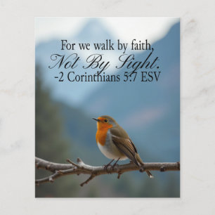 Flyer Caminar por fe, no por vista 2 Corintios 5:7