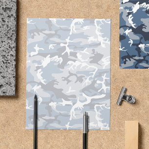 Flyer Camo azul, Camuflaje de invierno, Camuflaje de nie