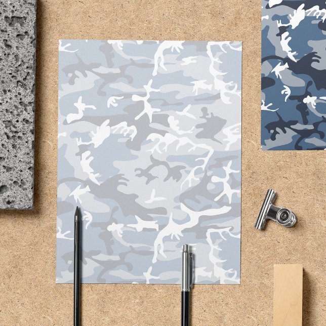Flyer Camo azul, Camuflaje de invierno, Camuflaje de nie (Subido por el creador)