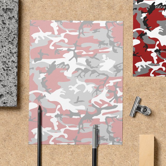 Flyer Camo rojo y gris, Camuflaje, Militar, Ejército (Subido por el creador)
