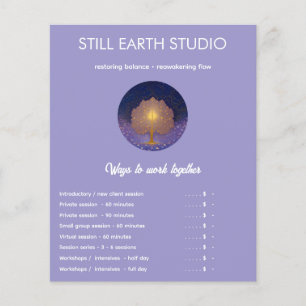 Flyer Campos de Luz Interior   Árbol de la Vida