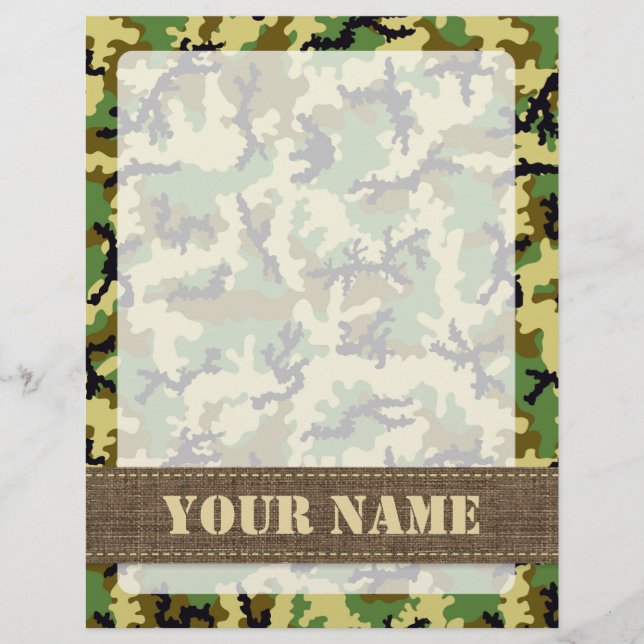 Flyer Camuflaje de Woodland (Frente)