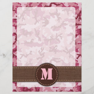 Flyer Camuflaje rosa