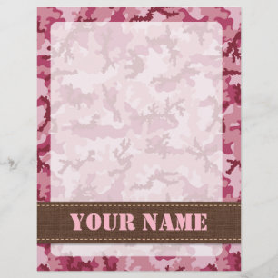 Flyer Camuflaje rosa