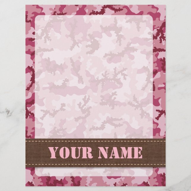 Flyer Camuflaje rosa (Frente)