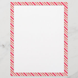 Flyer Candy Cane Stationary