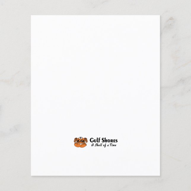 Flyer Cangrejo de Alabama (Atrás)